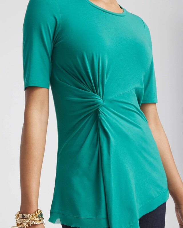 Touch of Cool Draped Tunic - image 4